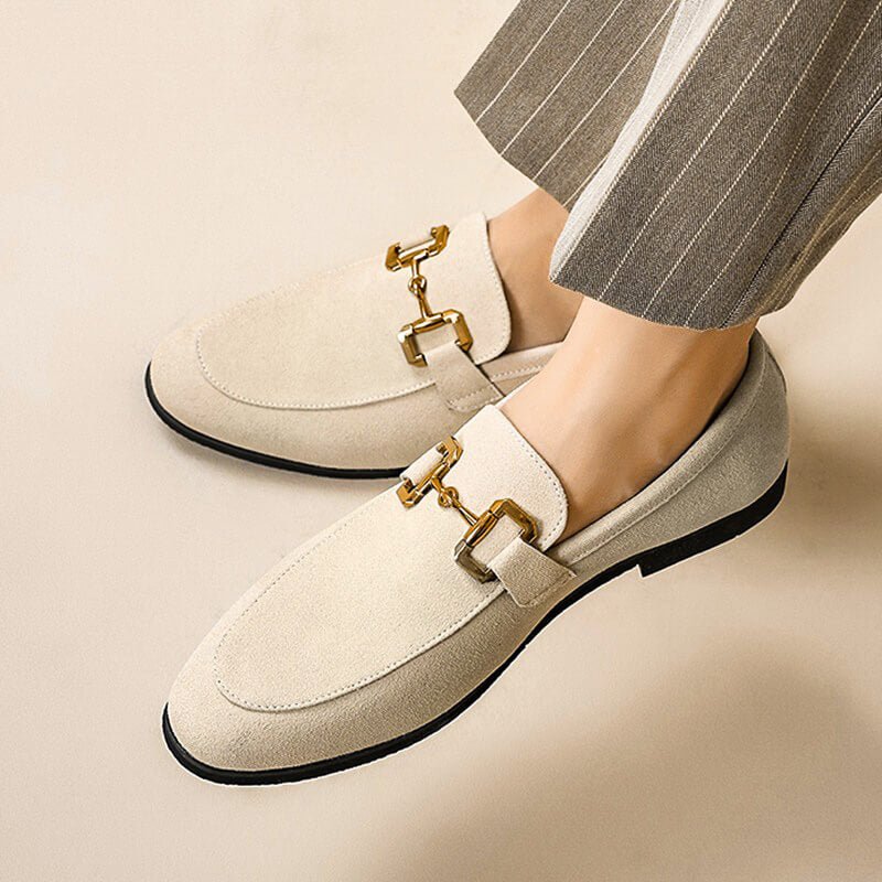 Massimo Heritage Suede Loafers  - By Qivii