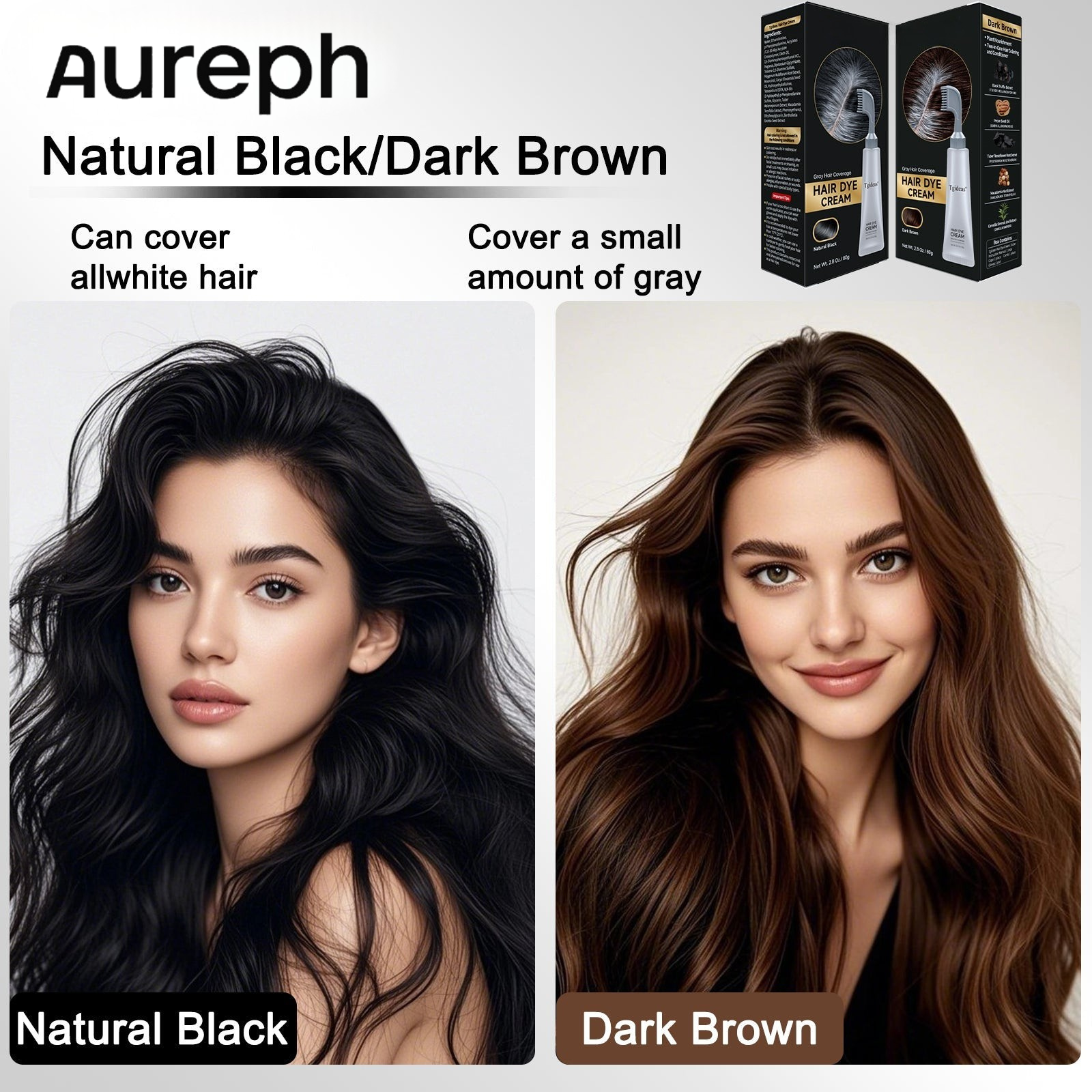Natural Comb In Anti-Graying Cream