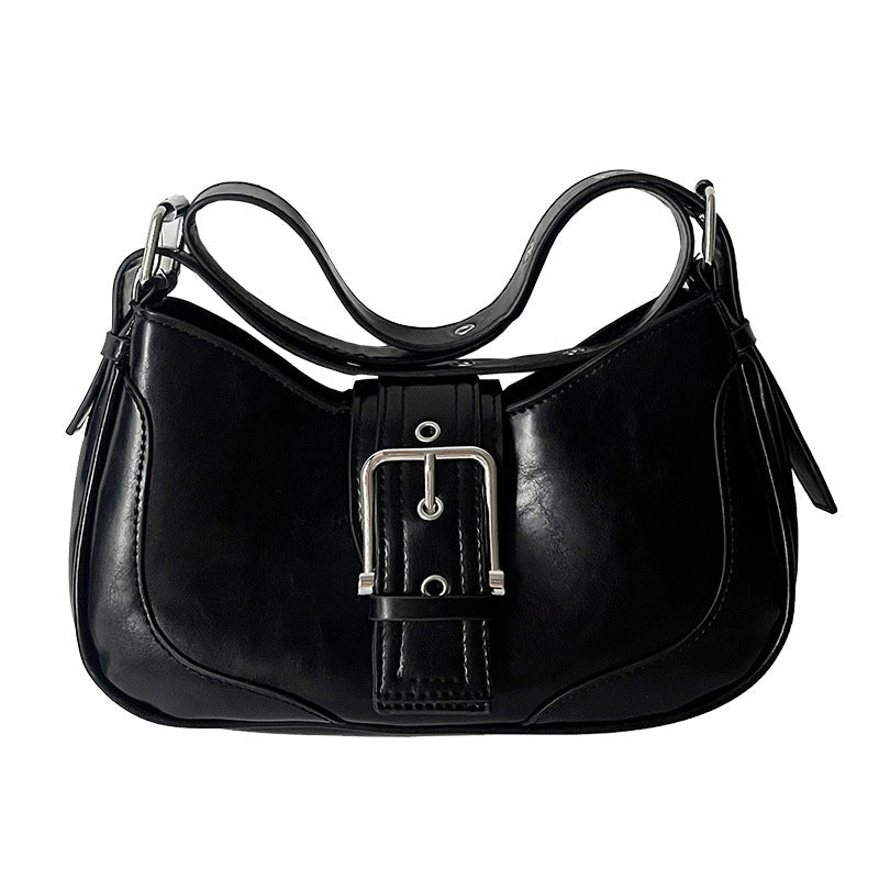 Women's Luna Saddle Bag – Retro Chic Crossbody Shoulder Bag | Y2K Minimalist Purse