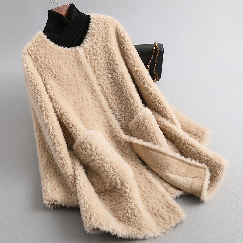 Olivia Couture Shearling Coat  - By Qivii