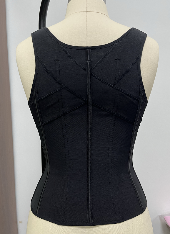 Shapshe® Women's Double Compression Bone Waist Trainer Tummy Control Postpartum Corset Vest  - By Qivii