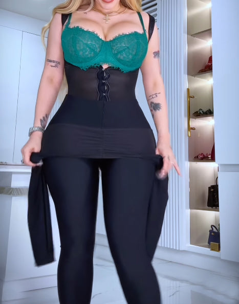 Shapshe® Seamless Full Body Shaper High Compression Butter Soft Built In Mesh Hooks Shapewear  - By Qivii