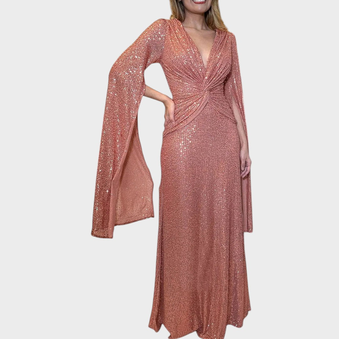Nerma - Maxi Robe Brillante  - By Qivii