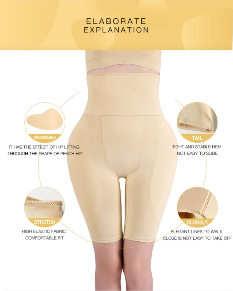 Women's High Waist Tummy-lifting Hip-lifting Shaping Shorts  - By Qivii