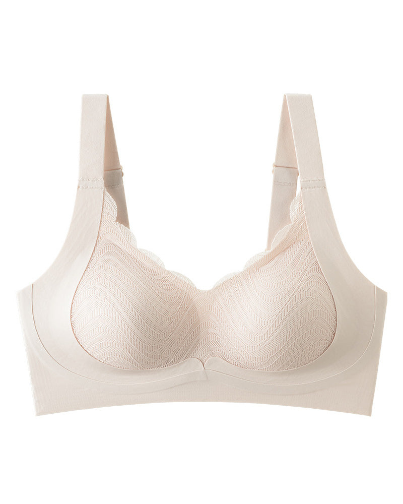 Women's Seamless Wireless Anti-sagging Minimizer Thin Adjustment Bra  - By Qivii