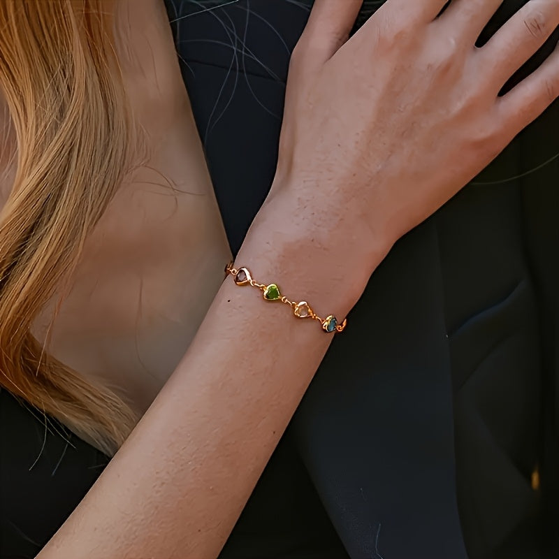 Unieke hartvormige armband  - By Qivii