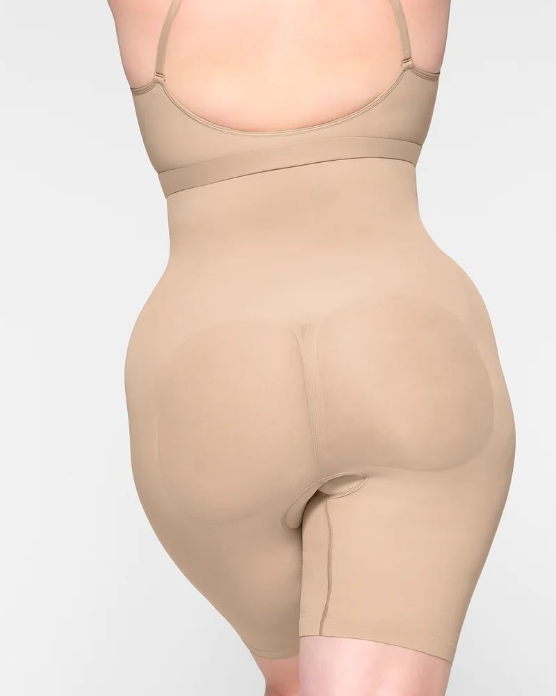 Seamless Slip High Waisted Slimming Tummy Control Shapewear Shorts  - By Qivii