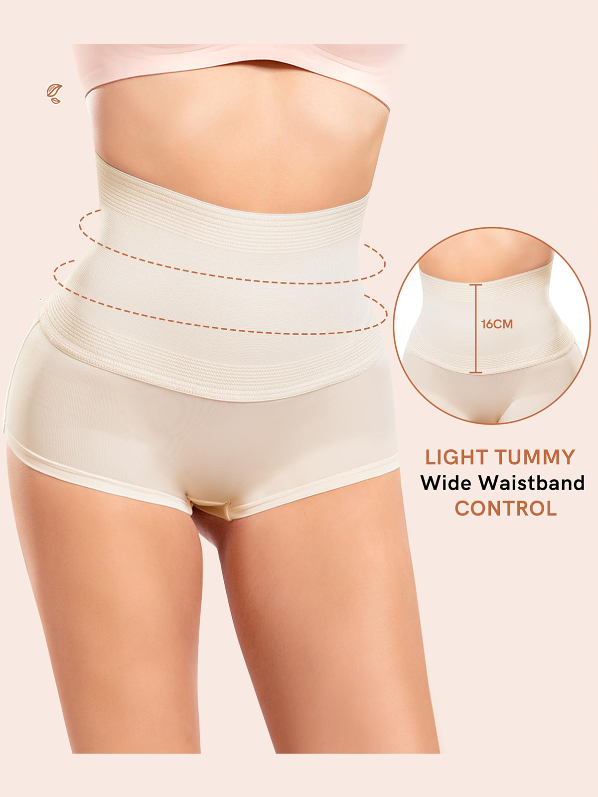 Women's Shapewear Panties Shorts Flat Tummy Invisible High Waist Shaping Underwear  - By Qivii