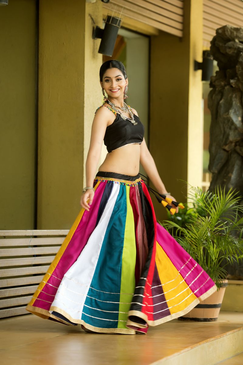 Multi-Color Pure Cotton (Fully Stitched) Lehenga