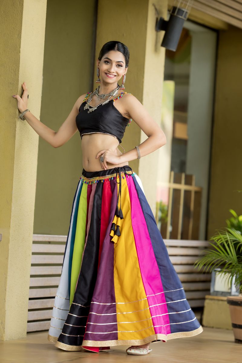 Multi-Color Pure Cotton (Fully Stitched) Lehenga