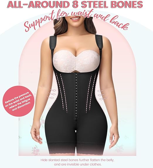 Shapshe® Fajas Colombianas Full Body Tummy Control Butt Lifting Post Surgery Compression Shapewear  - By Qivii