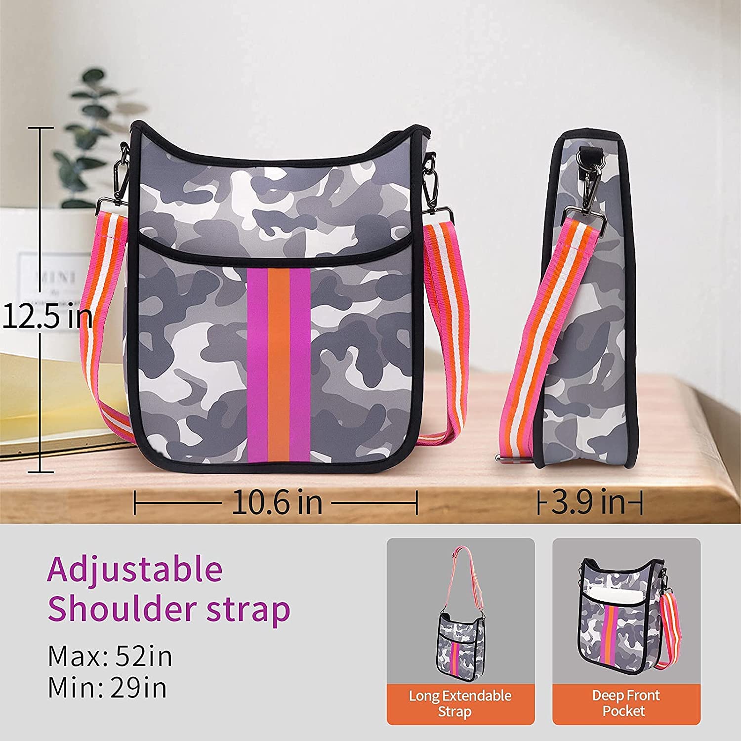 Austin Neoprene Crossbody | Ounamei