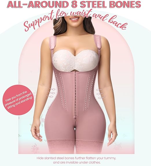 Shapshe® Fajas Colombianas Full Body Tummy Control Butt Lifting Post Surgery Compression Shapewear  - By Qivii