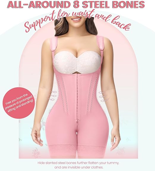 Shapshe® Fajas Colombianas Full Body Tummy Control Butt Lifting Post Surgery Compression Shapewear  - By Qivii