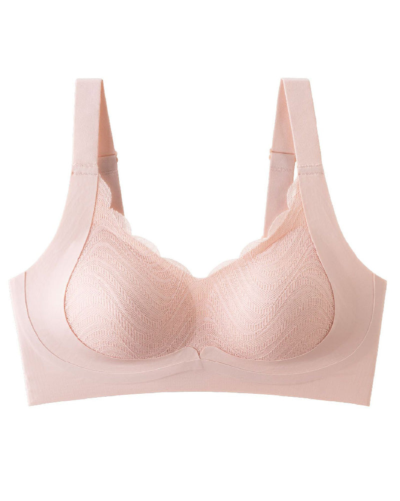 Women's Seamless Wireless Anti-sagging Minimizer Thin Adjustment Bra  - By Qivii