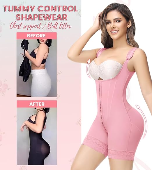 Shapshe® Fajas Colombianas Full Body Tummy Control Butt Lifting Post Surgery Compression Shapewear  - By Qivii