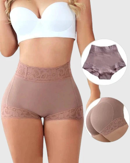 Shapshe® Women Lace Classic Body Shaper Butt Lifter Panty Smoothing Brief  - By Qivii