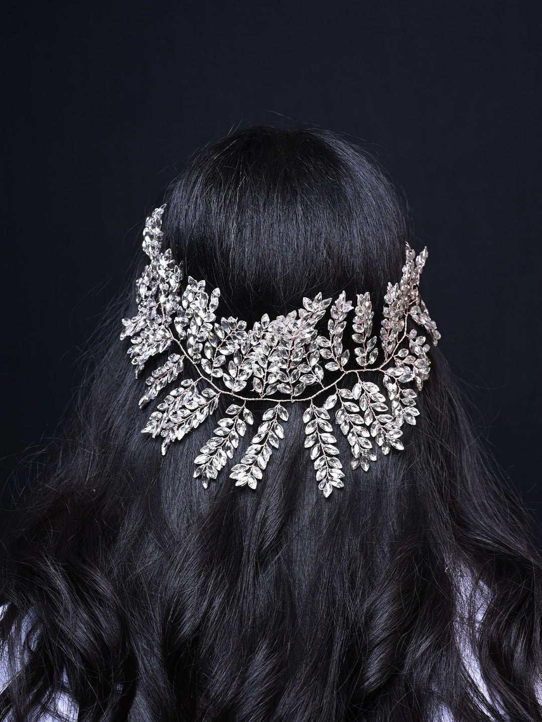 Meet Heavy White Marquise Stone Hair Accessories