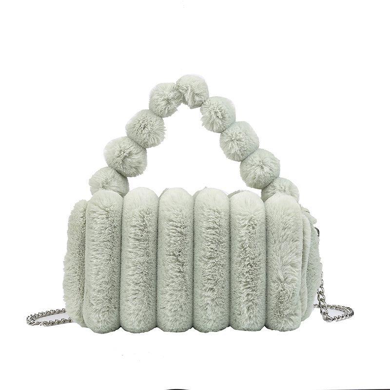 Women‘s Plush Tote & Crossbody Bag – Cloud-Like Soft Minimalist Purse for Everyday Chic