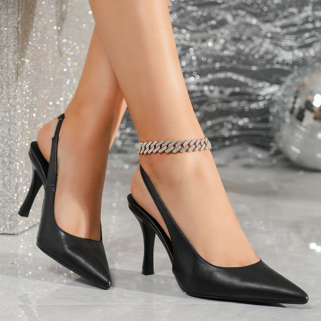 Women’s Élise Minimalist French-Style Buckle Strap Pointed-Toe High Heels – Slim Stiletto Court Shoes (US5–10)