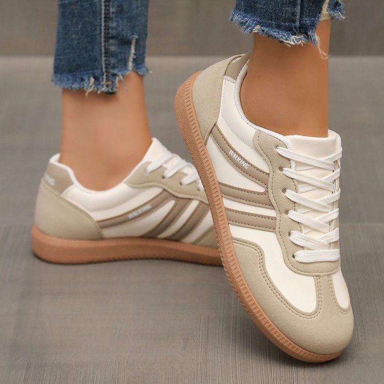 Women’s Nova Retro Colorblock Sneakers – Casual Lightweight Comfort Trainers (US5–10)