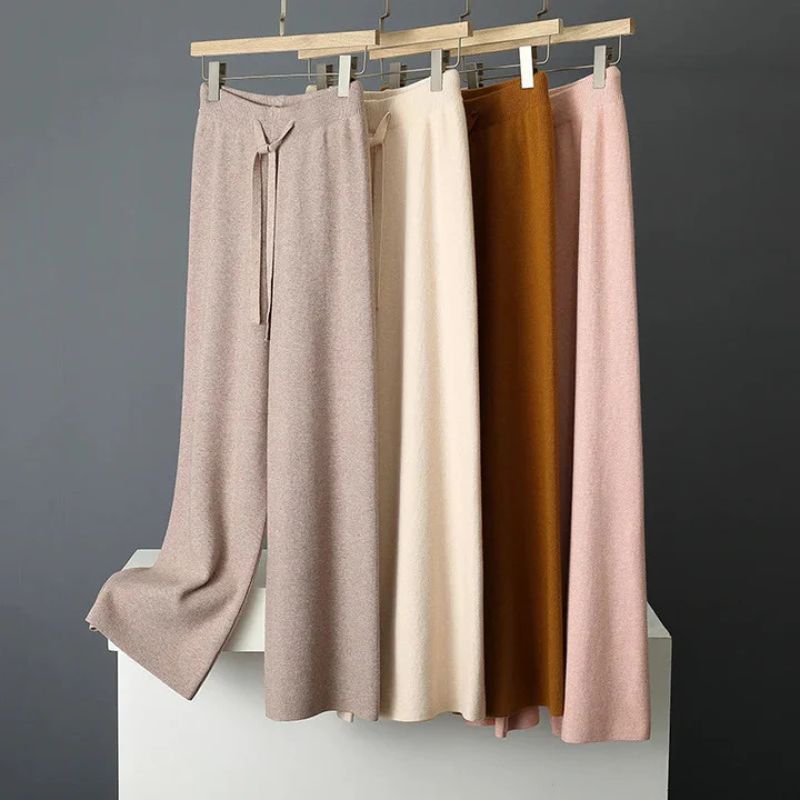 Aurelia Luxe Cashmere Pants  - By Qivii