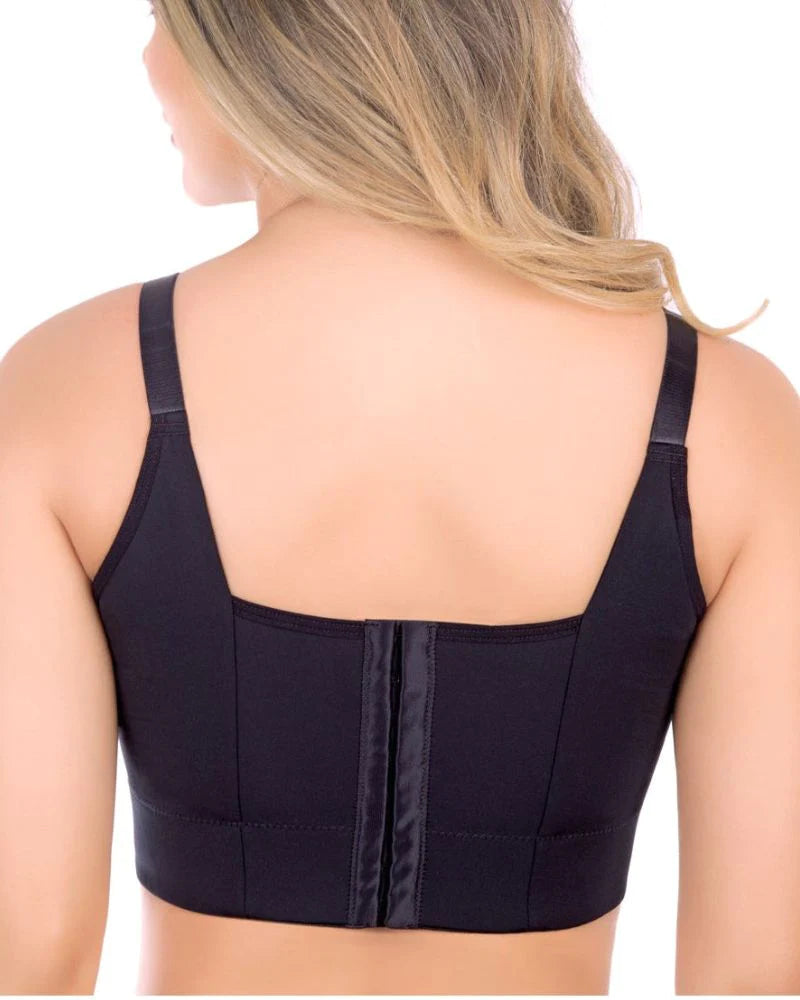 Extra Firm High Compression Full Cup Push Up Bra  - By Qivii