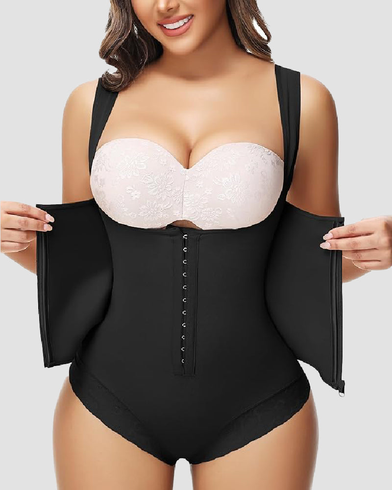 Shapshe® Fajas Colombianas Tummy Control Waist Trainer Open Bust Girdle Shapewear  - By Qivii