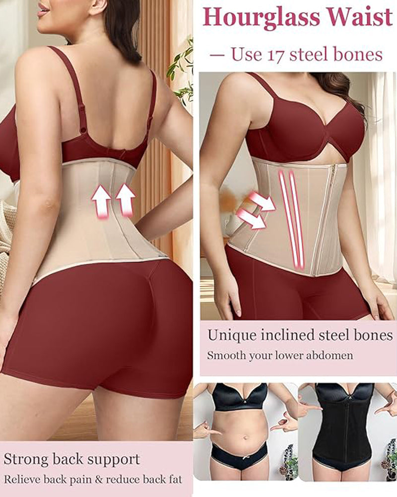Shapshe® Zip & Breasted Body Shaper Tank Top Waist Trainer  - By Qivii