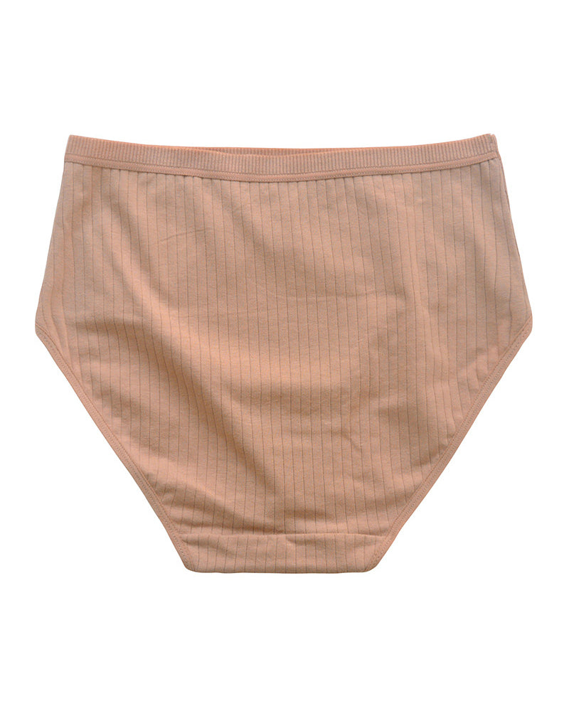 High Waist Pure Cotton Panties Tummy Control Breathable Underwear  - By Qivii
