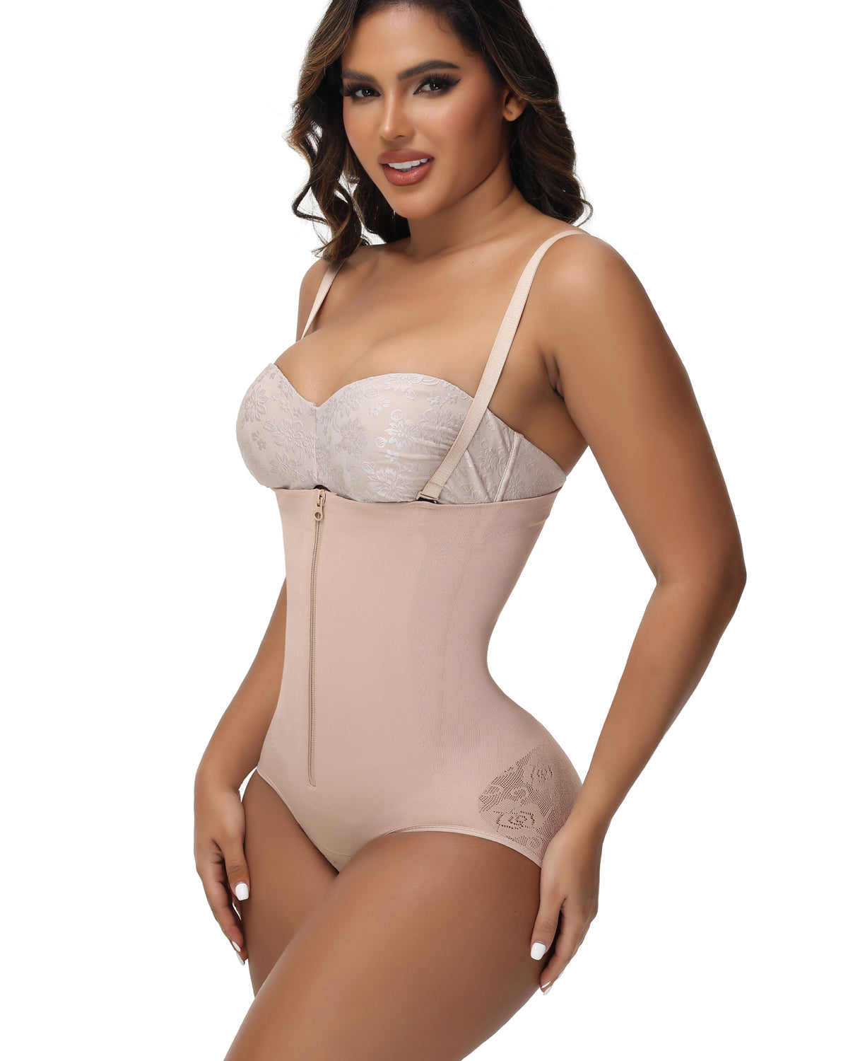Shapshe® High Compression Butt Lift Zipper Shapewear Shorts Tummy Control Fajas Shorts  - By Qivii