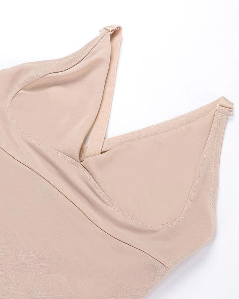 Seamless Tummy Control Bodysuit Butt Lifter Thong Backless Body Shaper  - By Qivii