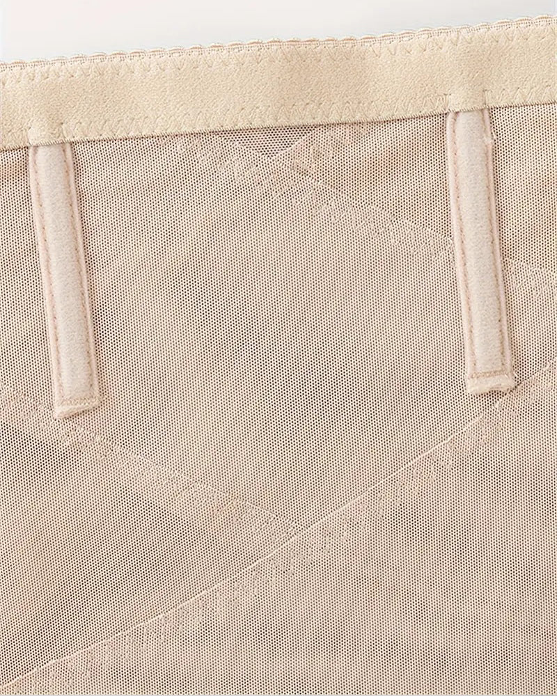 Mesh High Waist Tummy Control Underwear Postpartum Recovery Slimming Shaping Shorts  - By Qivii
