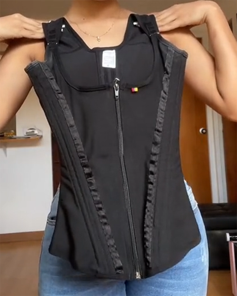 Hourglass Waist Trainer Tummy Control Fajas Colombianas Corset