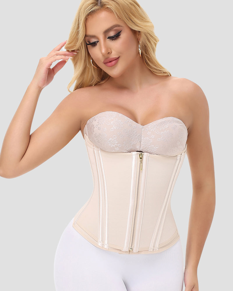 Shapshe® Fajas Colombianas Double Compression Firm Control Waist Trainer