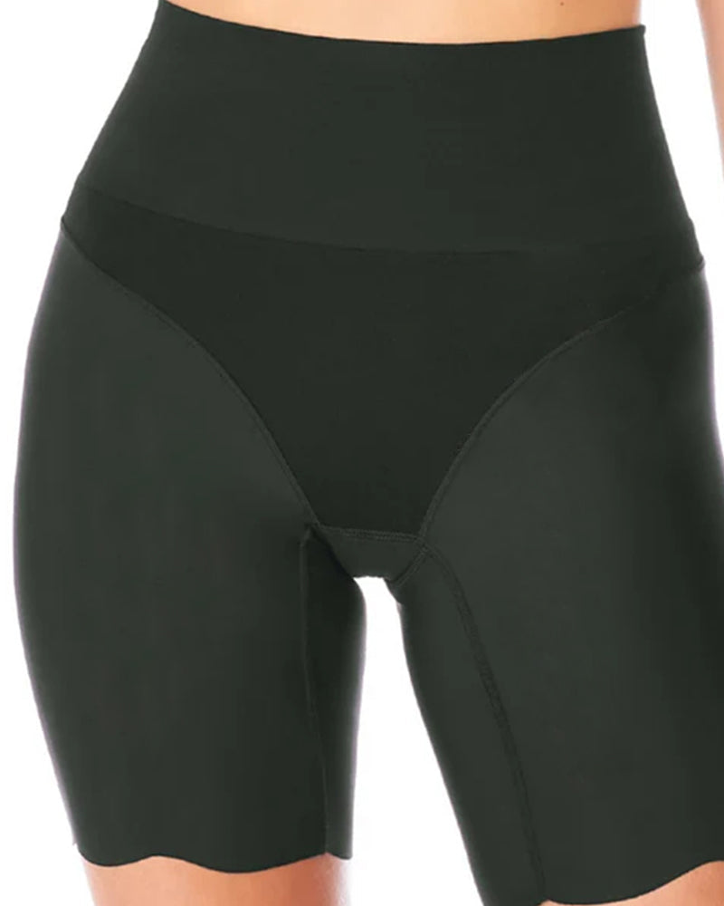 Tummy Control Butt Lifter Stretch Seamless Body Shaper Shorts  - By Qivii