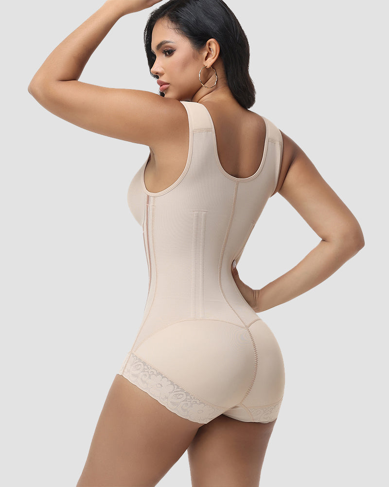 Shapshe® Fajas Colombianas Love Pattern Bodysuit Shapewear
