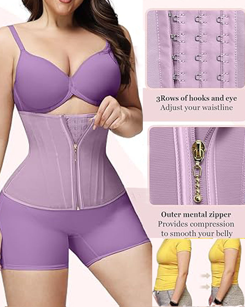 Shapshe® Zip & Breasted Body Shaper Tank Top Waist Trainer  - By Qivii