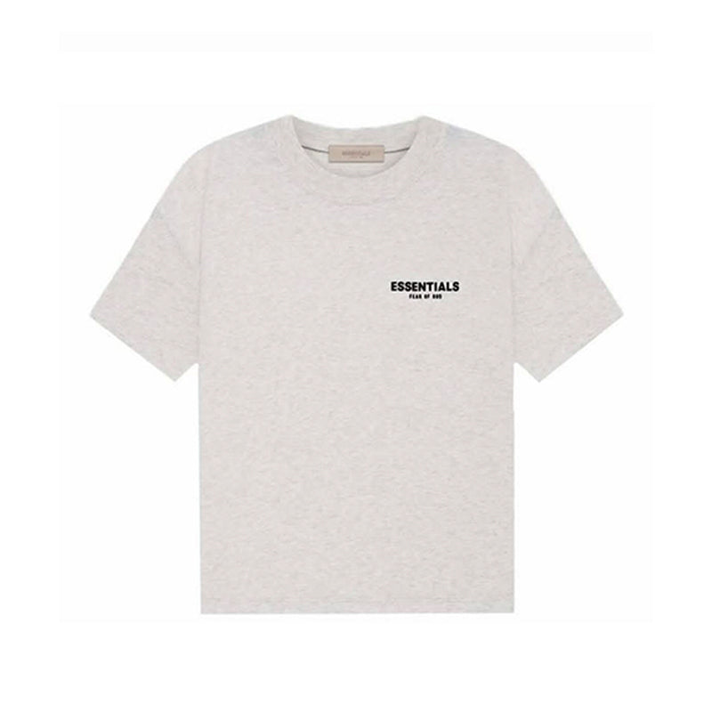 SS22 T-Shirt / Shorts / Set - Light Heather Oatmeal  - By Qivii