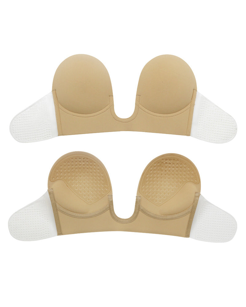 Invisible Reusable Backless Push Up Bra Strapless Sticky Brassiere  - By Qivii