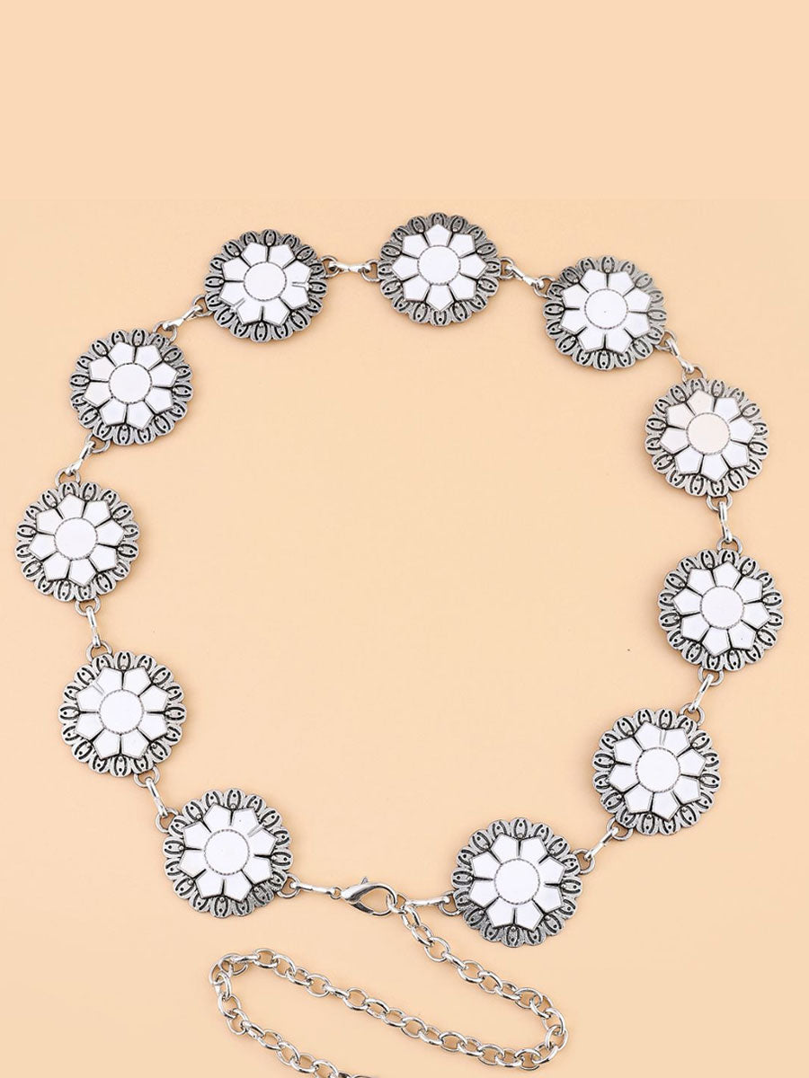Vintage Bohemian Fashion Decorative Chain Waist Belt  - By Qivii