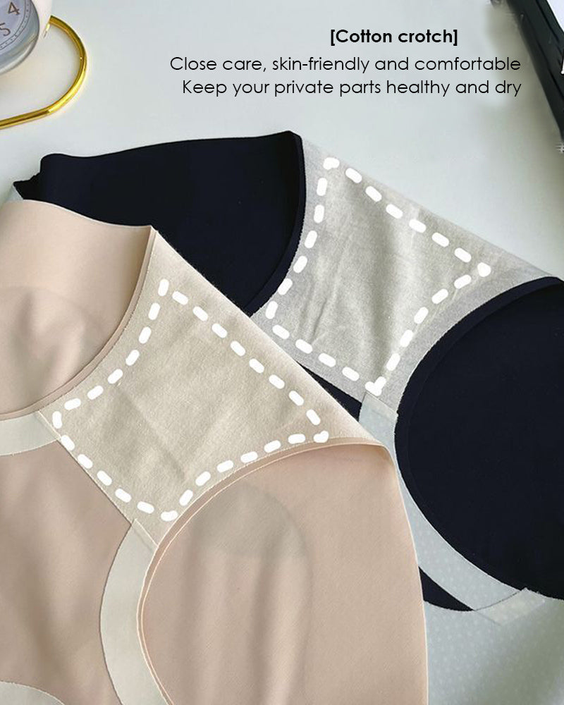 Women's Seamless High Waist Tummy Control Non-rolling Shapewear Panties  - By Qivii