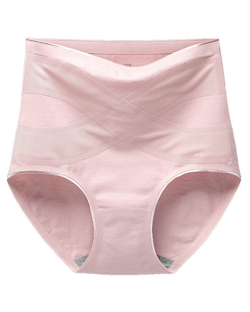 Women's Seamless Graphene High Waist Tummy Control Cotton Underwear  - By Qivii
