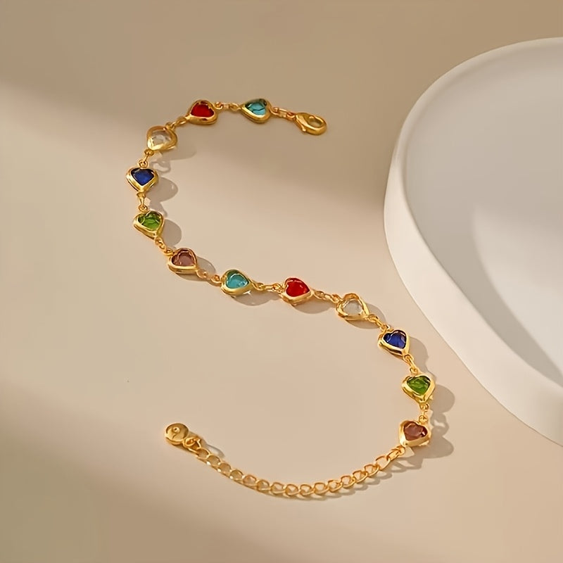 Unieke hartvormige armband  - By Qivii