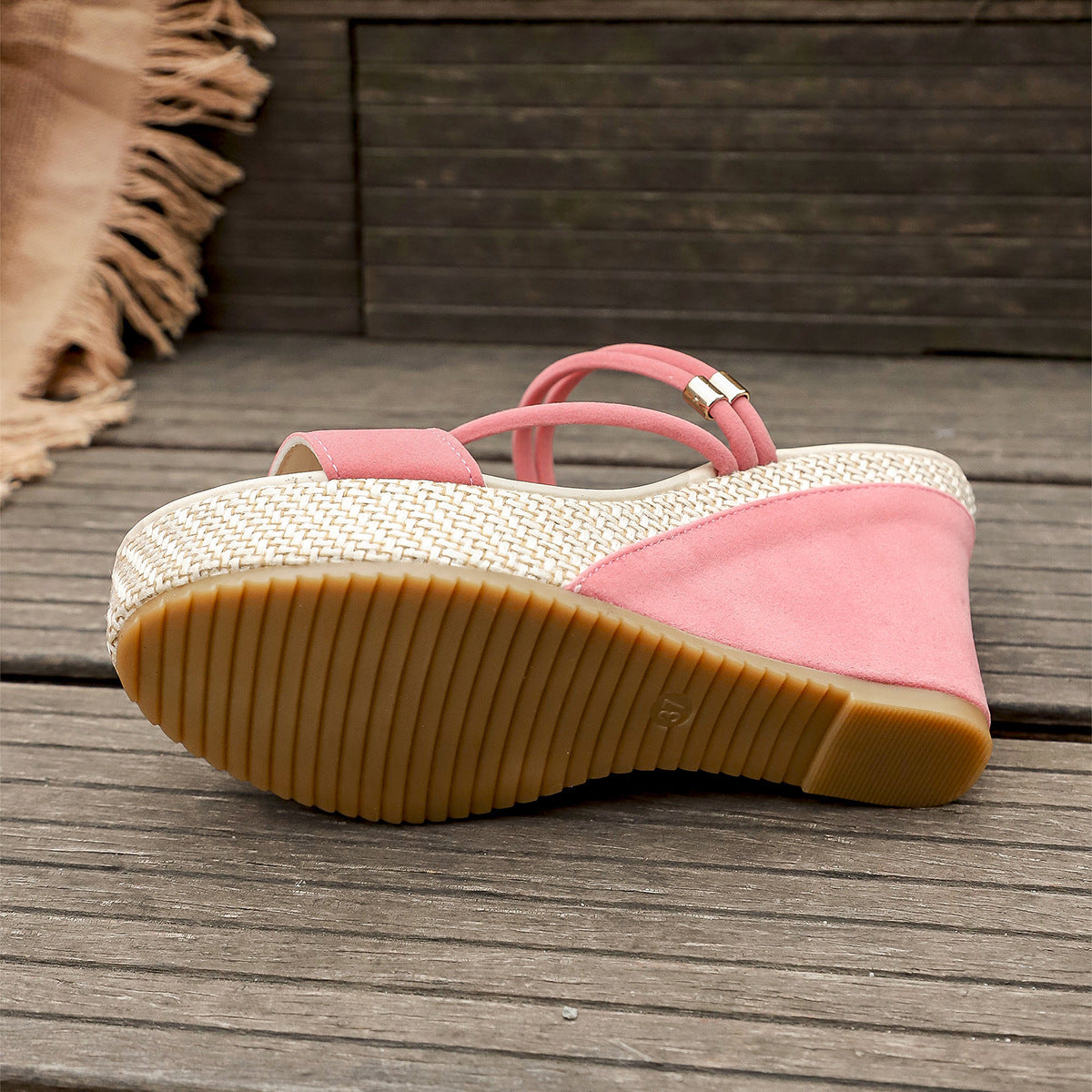 Women’s VelvetAir Ankle-Strap Platform Wedge Sandals – Breathable Suede Elegant Shoes (US 5–10.5)