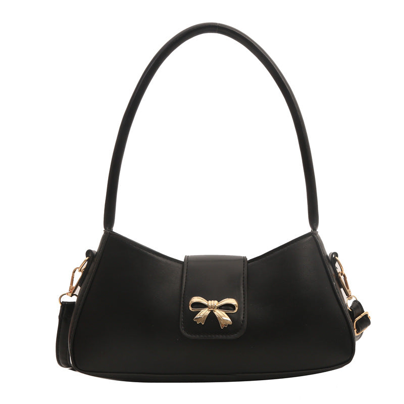 Women's Luna Cinema Baguette - Sculpted Bow Underarm Sling | Petite & Poetic