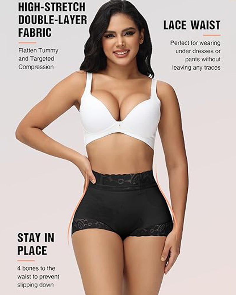 Shapshe® Women Lace Classic Body Shaper Butt Lifter Panty Smoothing Brief  - By Qivii