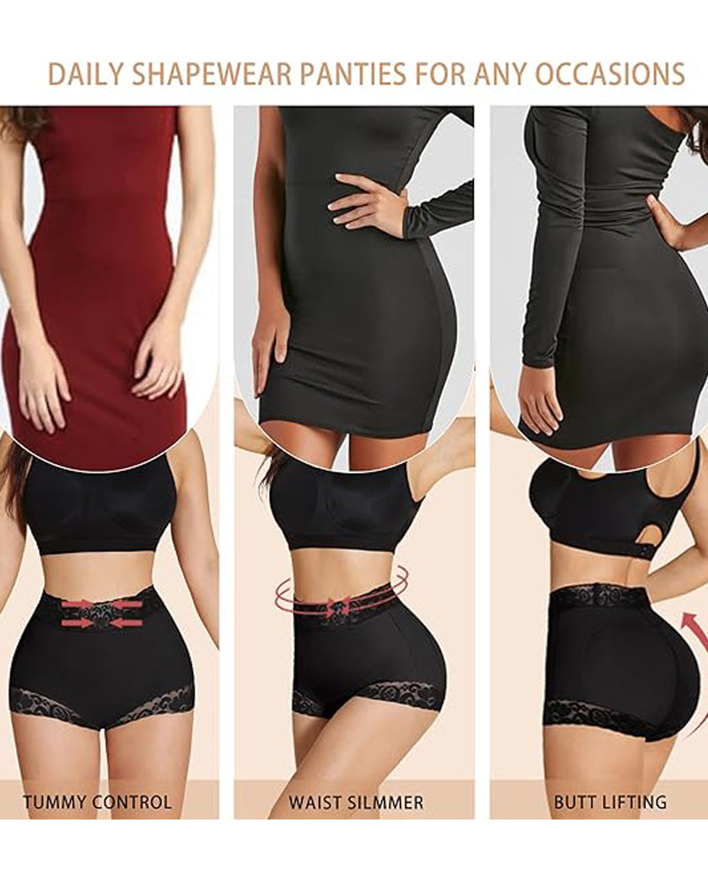 Shapshe® Women Lace Classic Body Shaper Butt Lifter Panty Smoothing Brief  - By Qivii