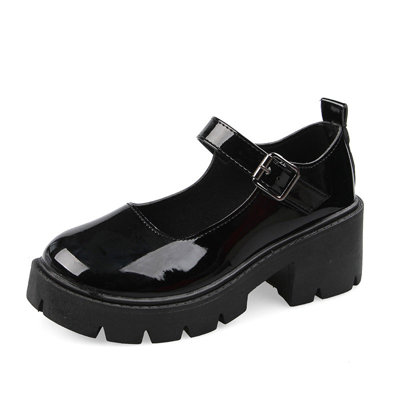Women’s Plus Size Mary Jane Platform Pumps — Retro Chunky Heel Shoes for JK Fashion & Comfort Fit