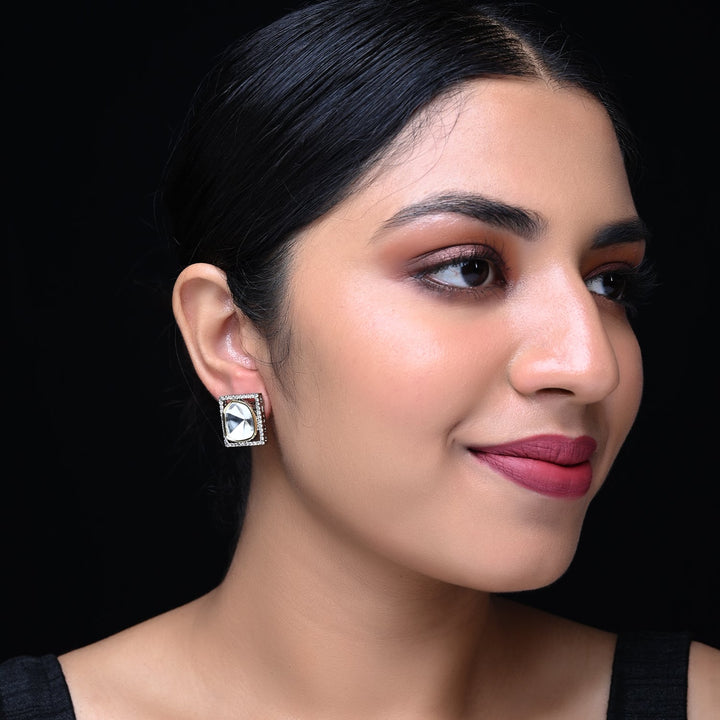 Saloni Uncut Diamond Polki Studs/Tops